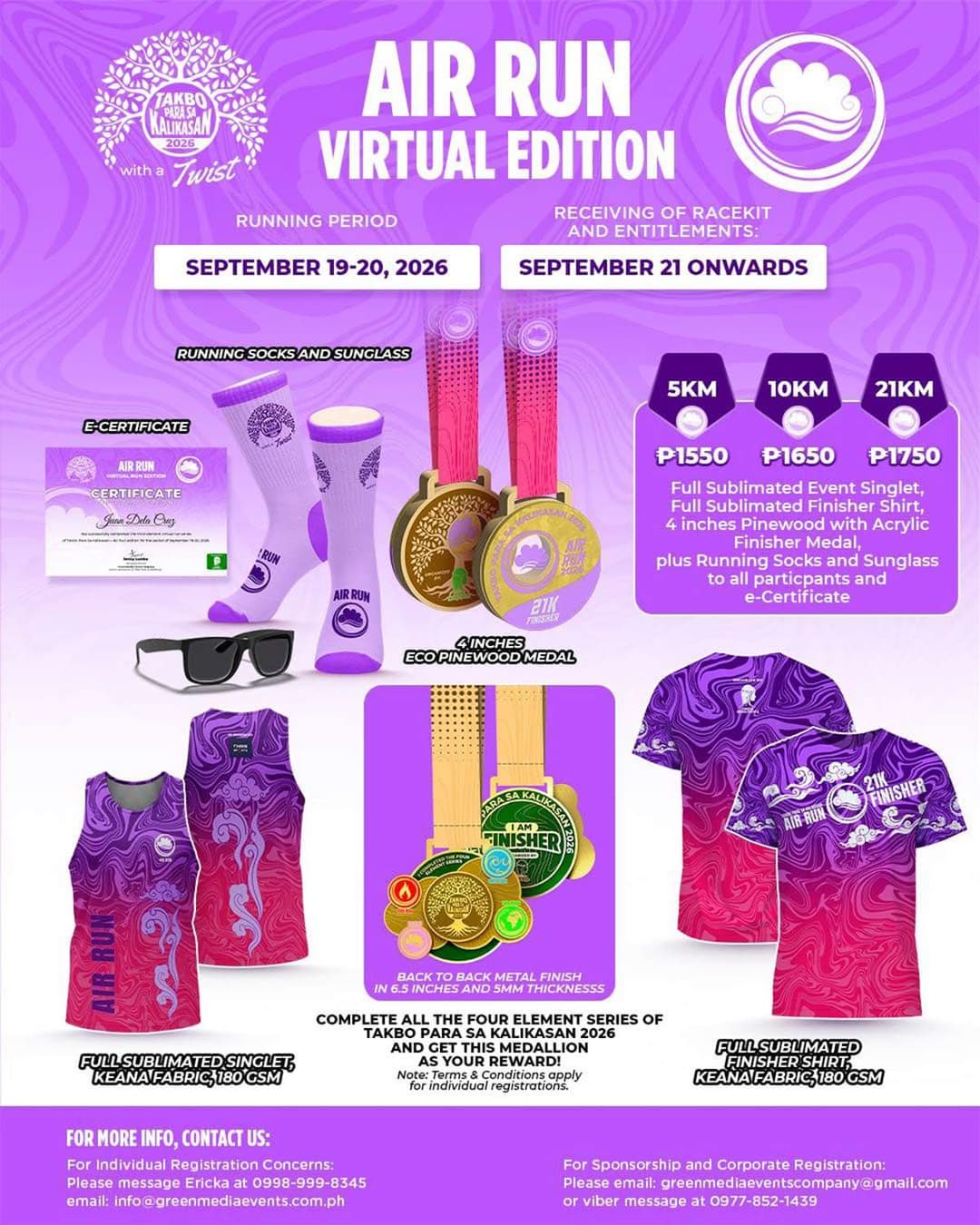 Air Run 2026 Virtual Edition race event poster image