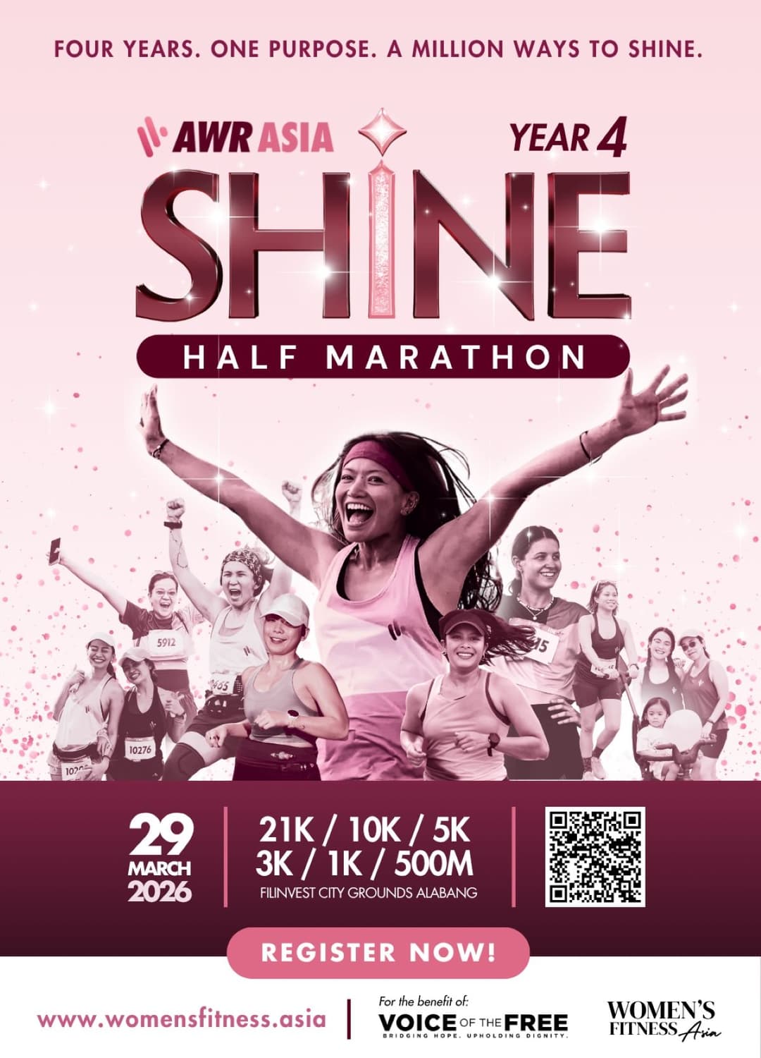 AWR Asia Year 4: Shine Half Marathon race event poster image