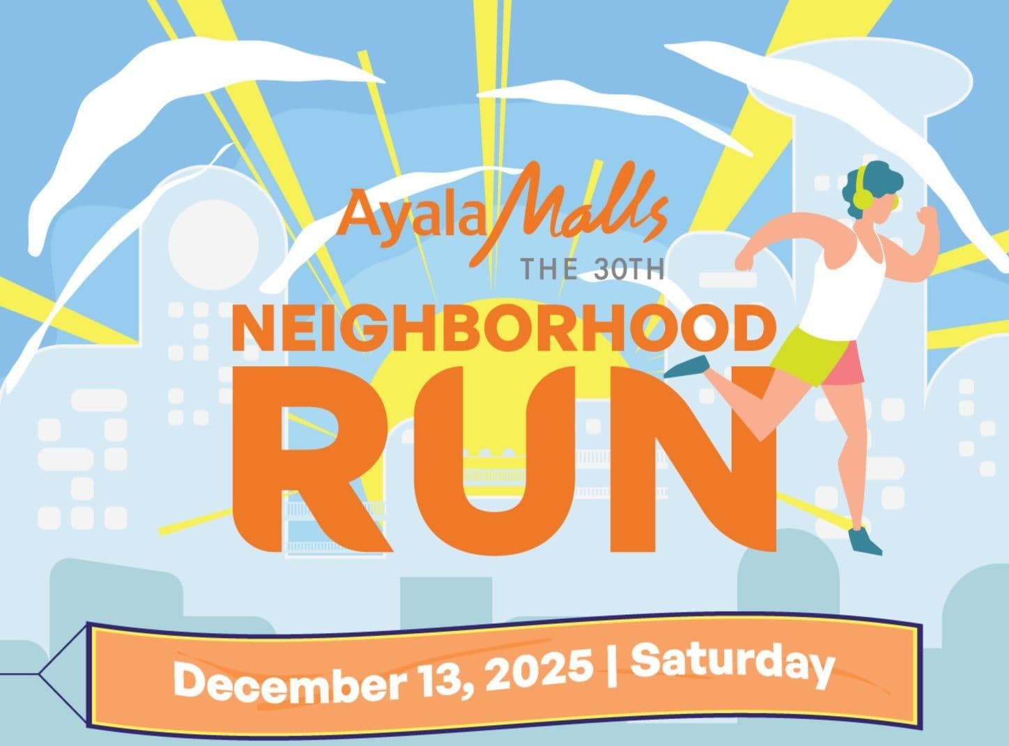 Ayala Malls The 30th Neighborhood Run 2025 race event logo image