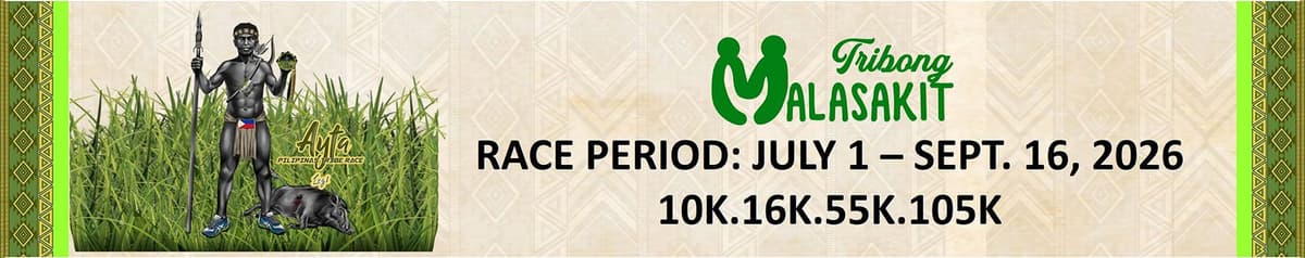 Ayta PILIPINAS TRIBE RACE Leg 1 - Virtual Run race event banner image