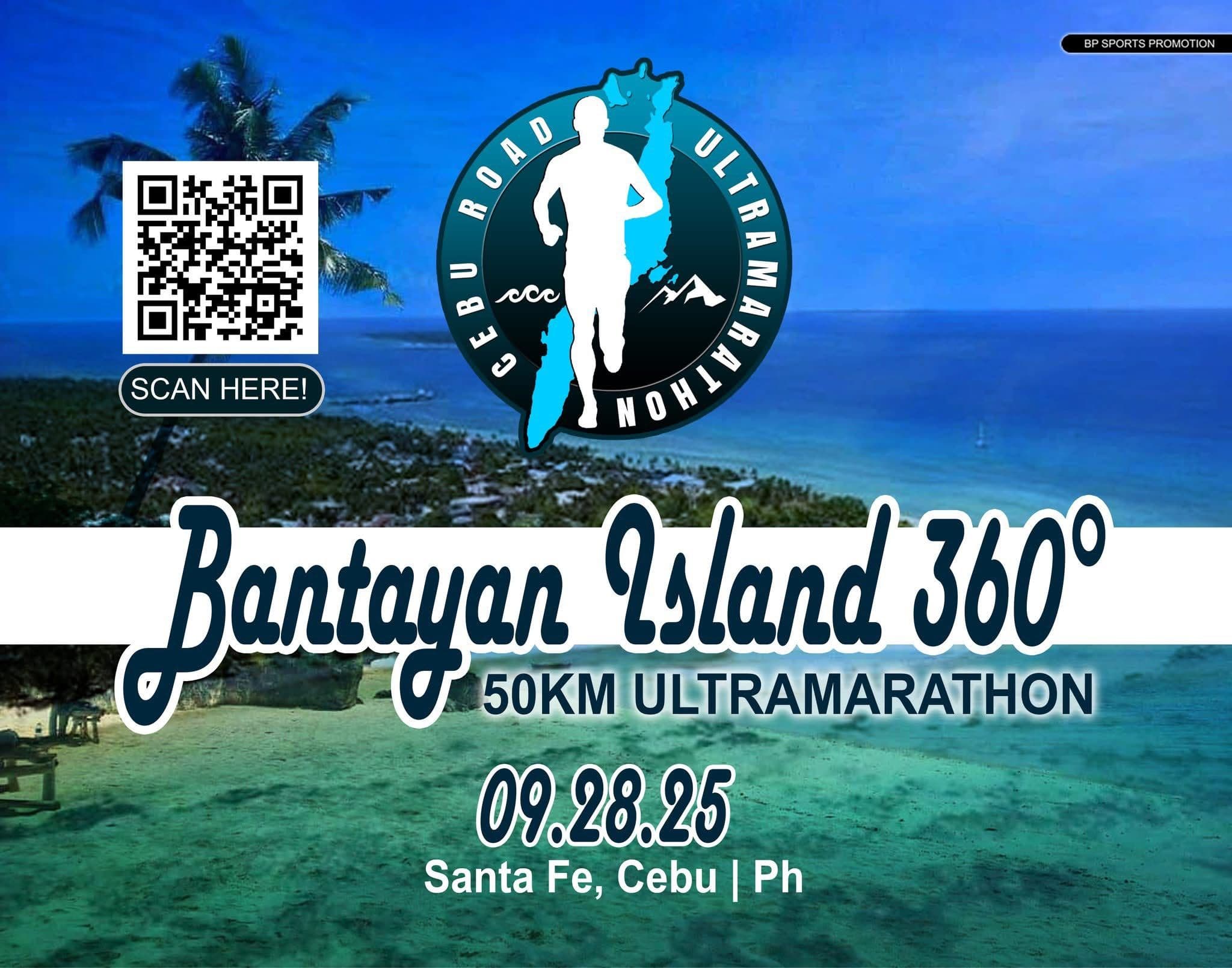 Bantayan Island 360° 50K Ultramarathon race event banner image