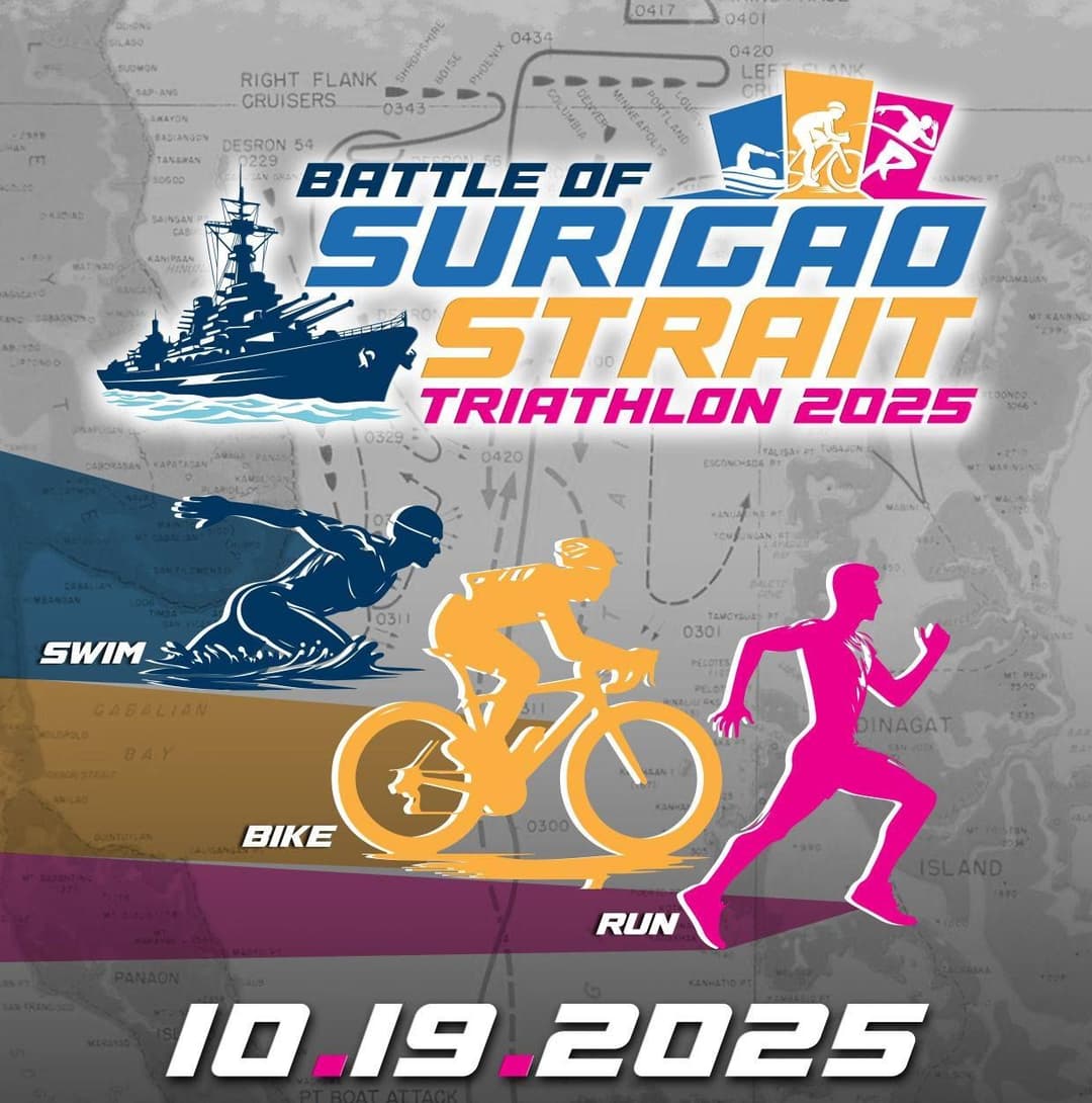 Battle of Surigao Strait Triathlon 2025 poster