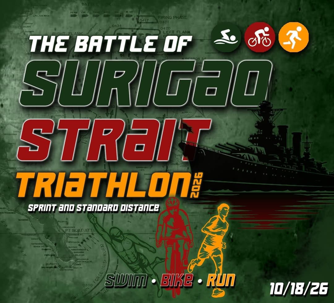 Battle of Surigao Strait Triathlon 2026 race event poster image