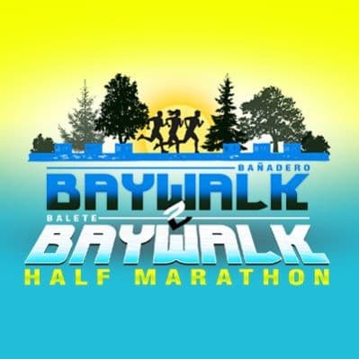 Baywalk to Baywalk Half Marathon (BBHM) race event logo image