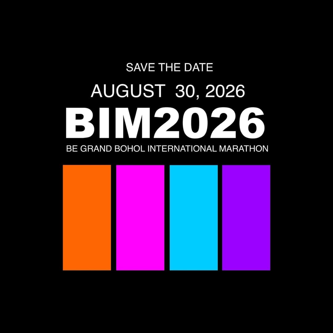 Bohol International Marathon 2026 race event poster image