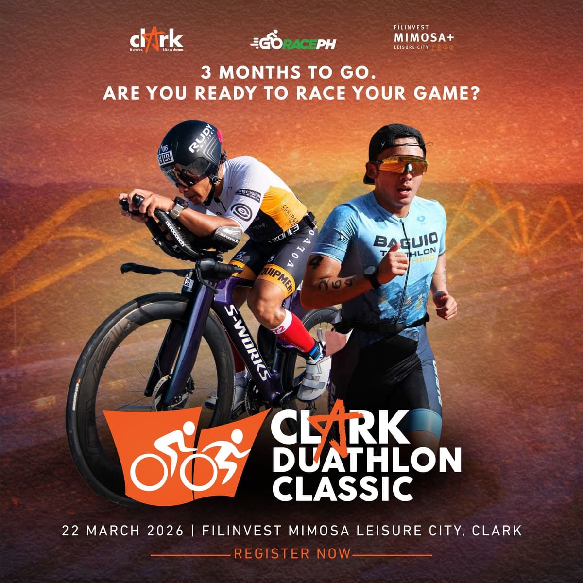 Clark Duathlon Classic race event banner image