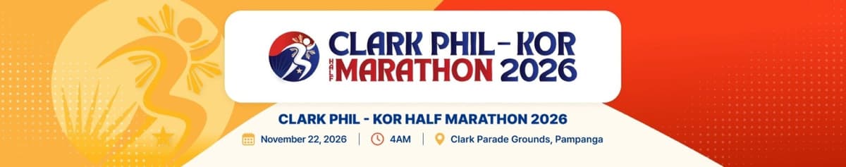 Clark Phil-Kor Half Marathon 2026 race event banner image
