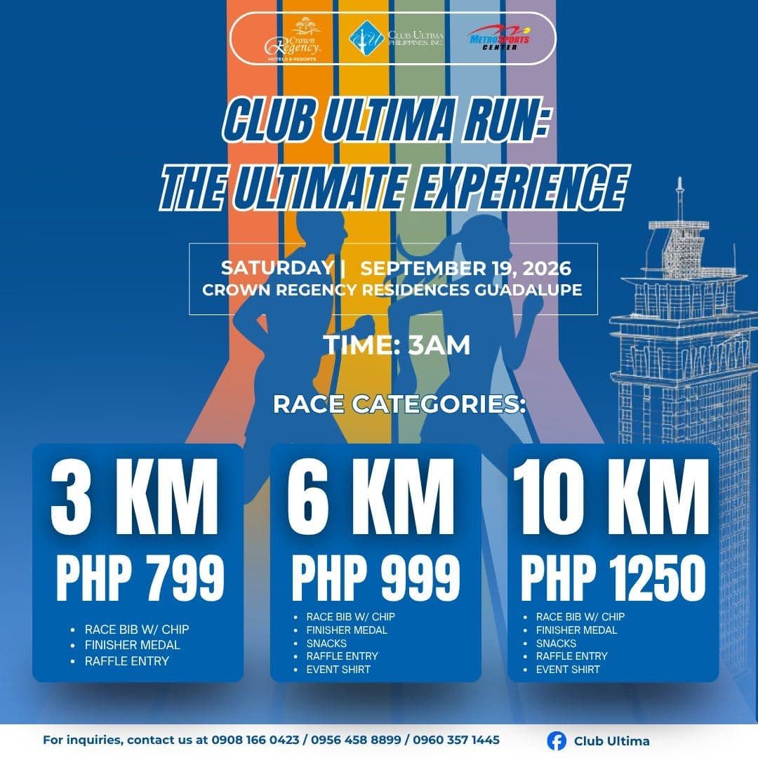 Club Ultima Run: The Ultimate Run Experience race event poster image