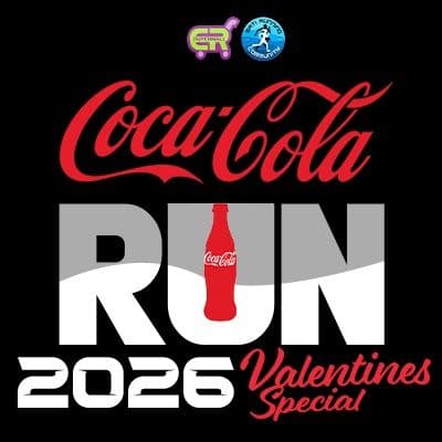Coca Cola Run 2026 Valentine's Special race event logo image