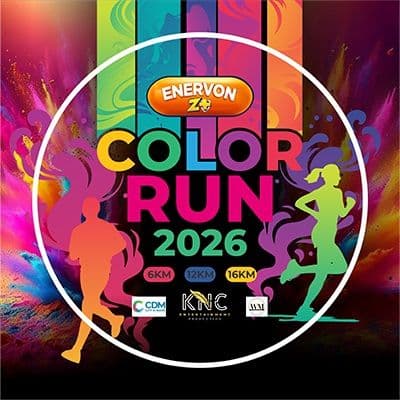 Color Run 2026 race event logo image