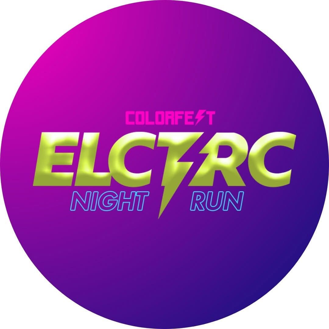Colorfest Electric Night Run 2026 race event logo image