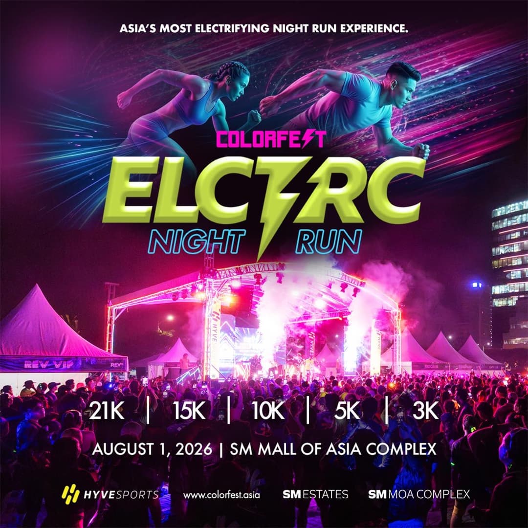 Colorfest Electric Night Run 2026 race event poster image
