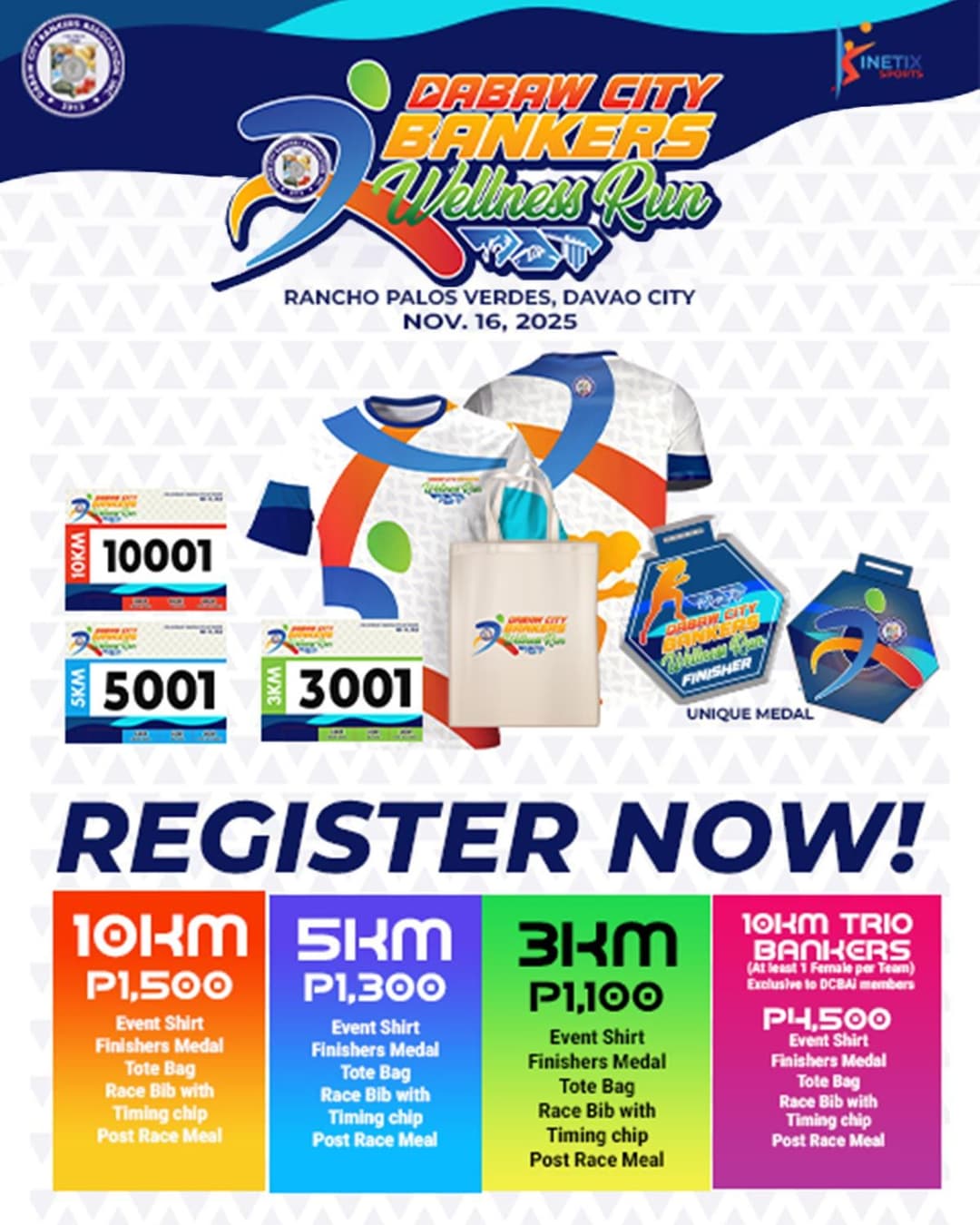 Dabaw City Bankers Wellness Run race event poster image