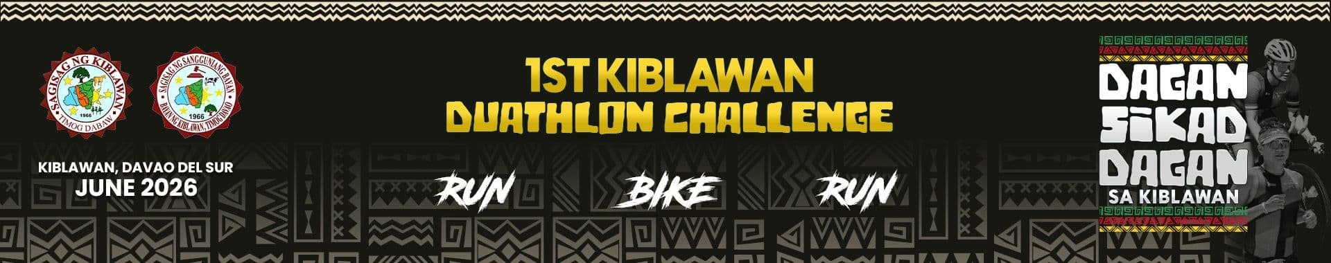 Dagan Sikad Dagan Sa Kiblawan race event banner image