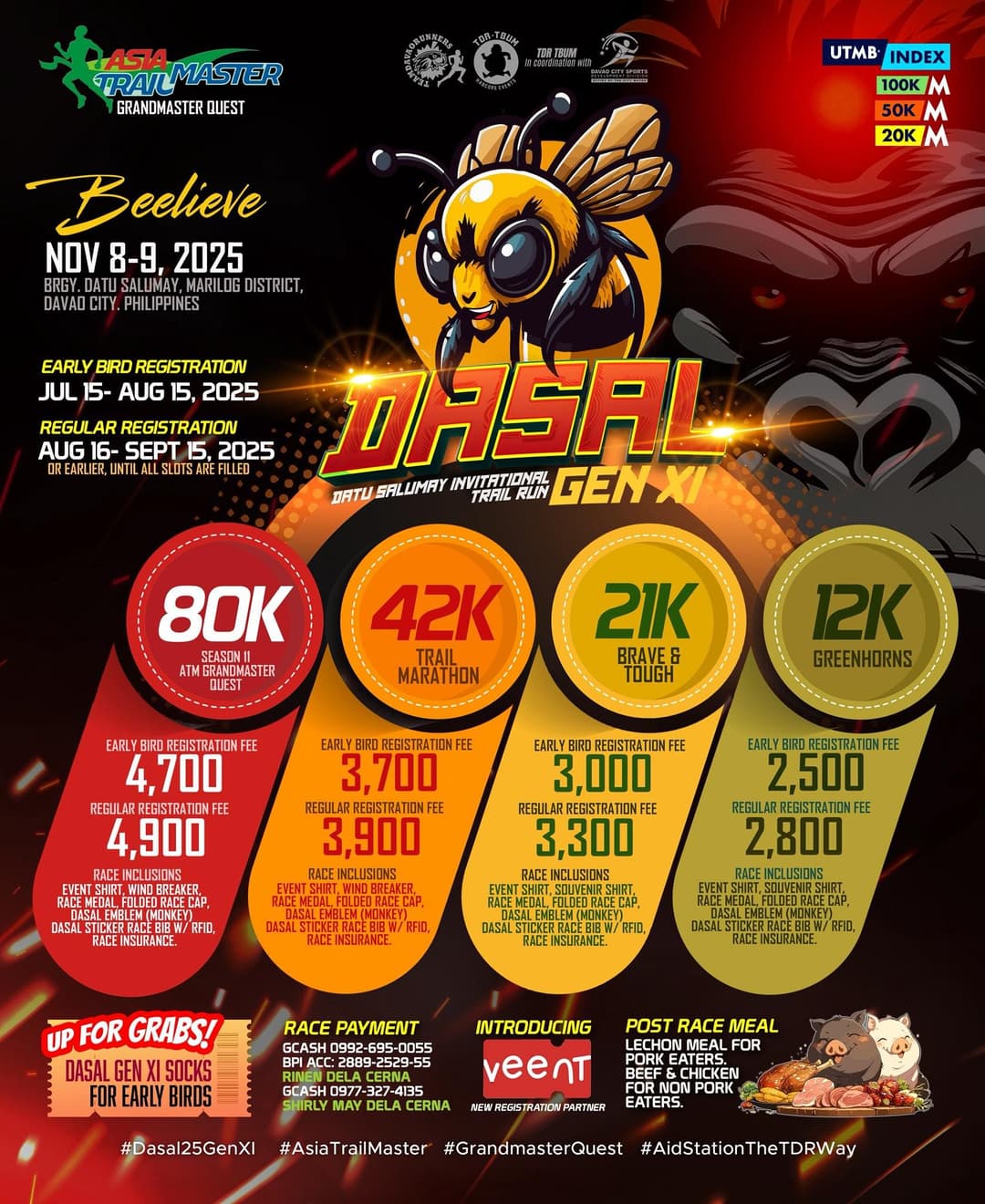DASAL GEN XI: Datu Salumay Invitational Trail Run 2025 race event poster image