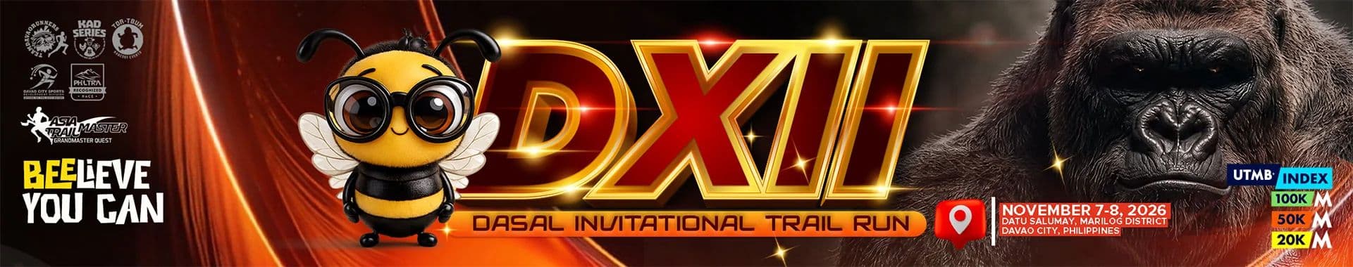 DXII Dasal Invitational Trail Run race event banner image