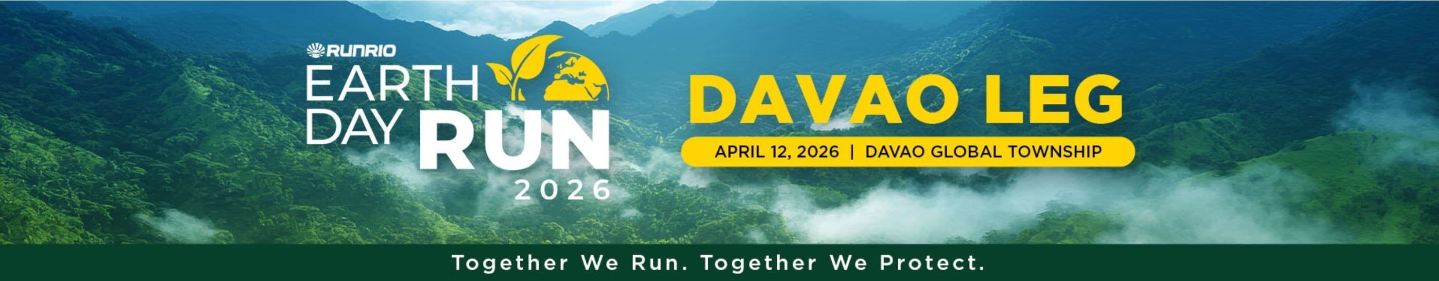 Earth Day Run DAVAO 2026 race event banner image
