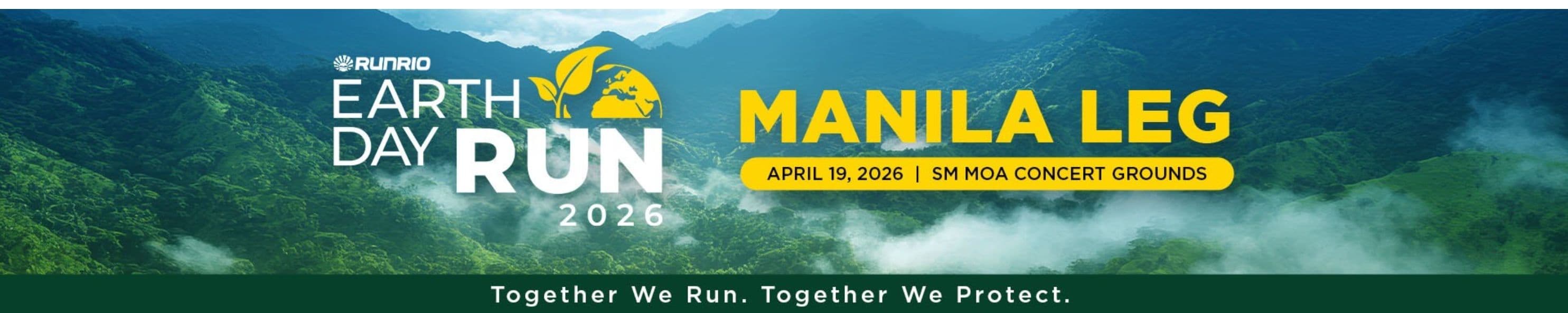 Earth Day Run MANILA 2026 race event banner image