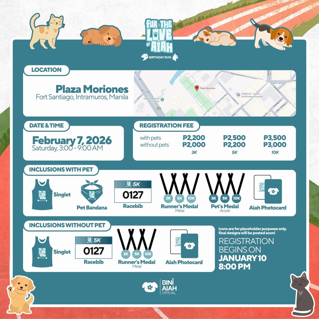 Fur the Love of AIAH : Birthday Run race event poster image