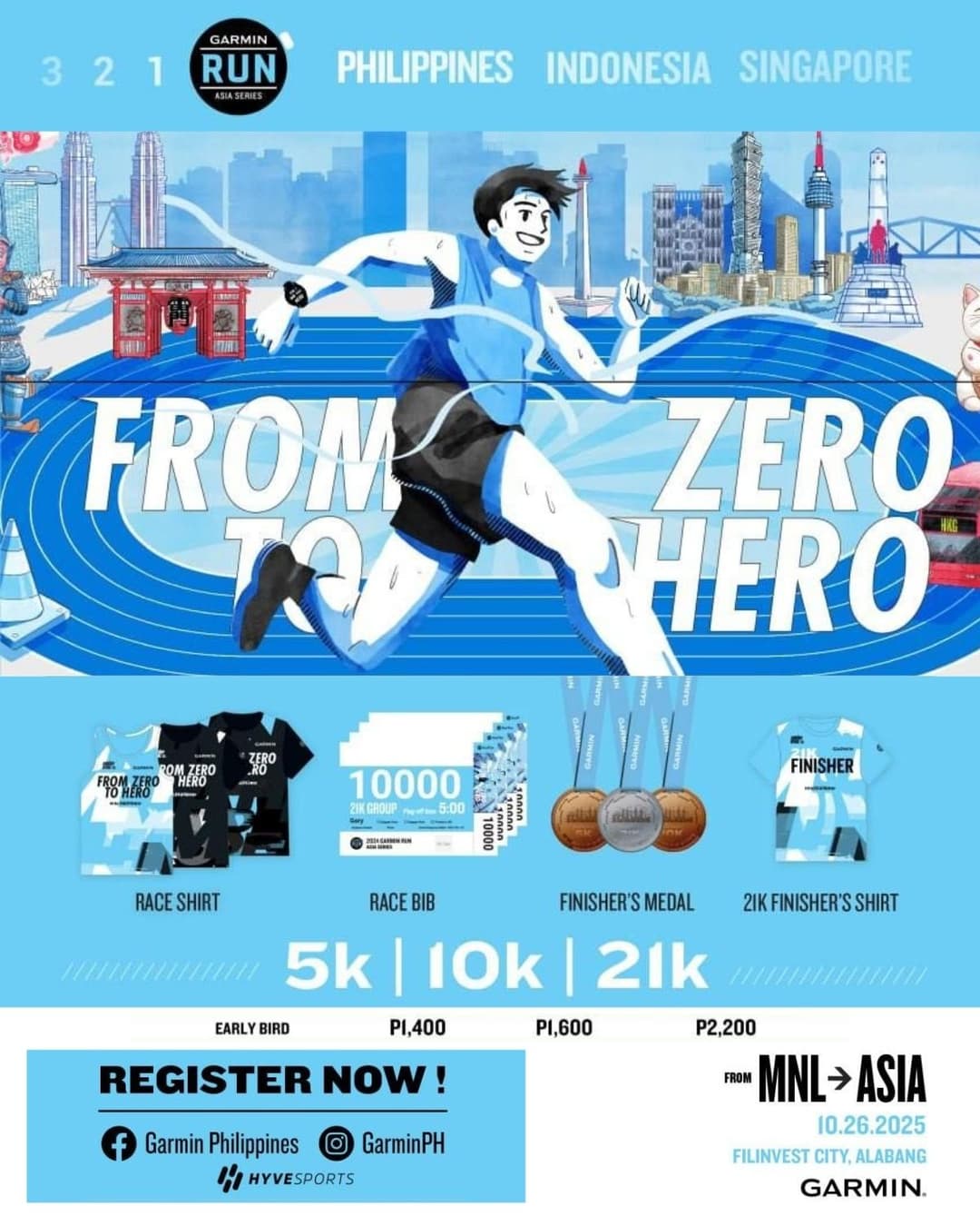 Garmin Run Asia (Philippines) 2025 poster
