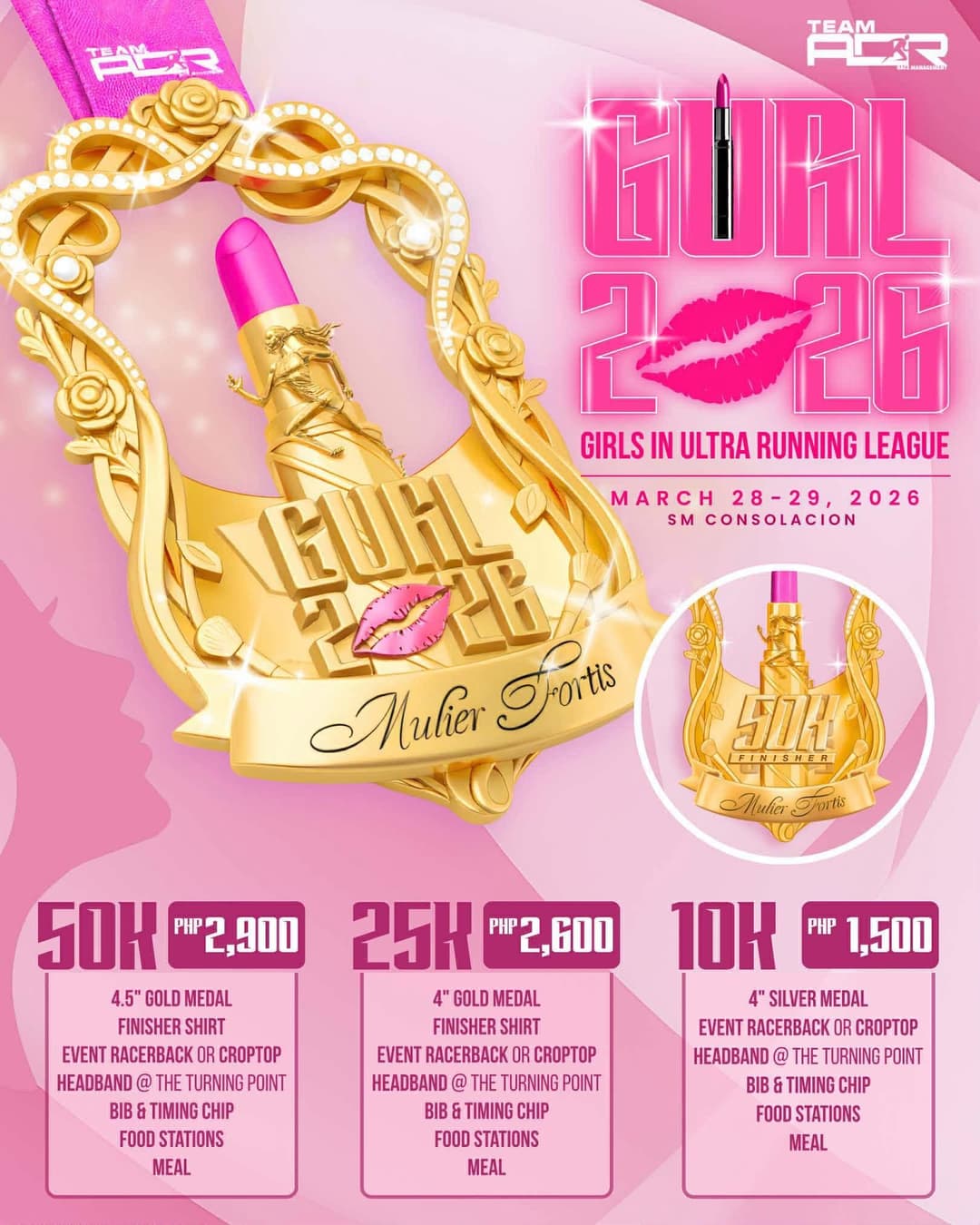 Girls in Ultra Running League (G.U.R.L) 2026 race event poster image