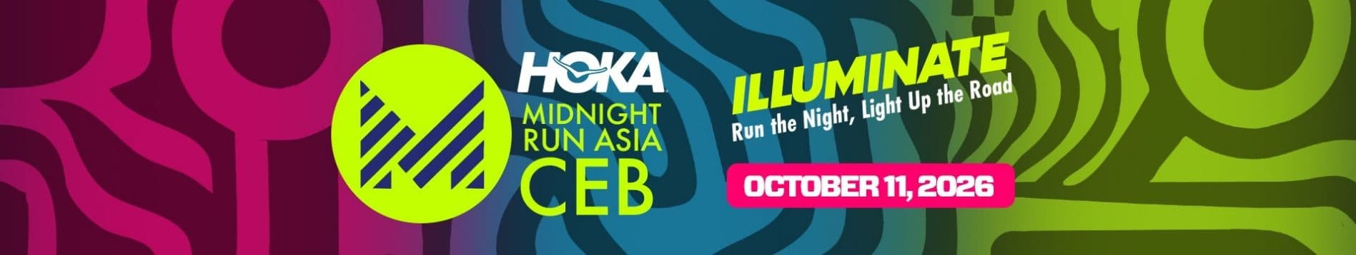 HOKA Midnight Run Asia 2025 - Cebu race event banner image