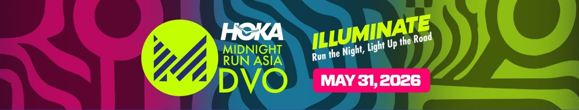 Hoka Midnight Run Asia 2026 - Davao race event banner image