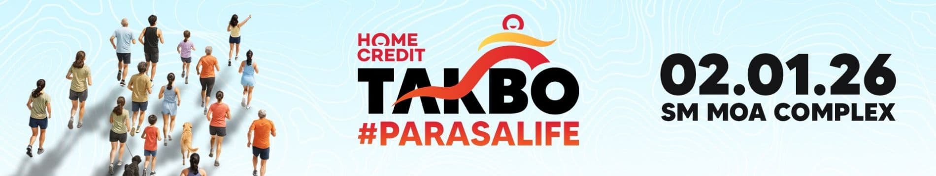 Home Credit - Takbo Para sa Life 2026 race event banner image