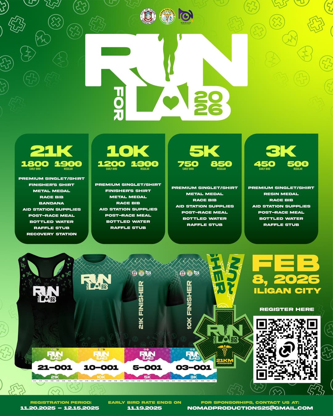 Iligan Polymedic Run for Lab 2026 race event poster image