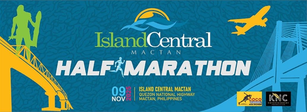 Island Central Mactan Half Marathon race event banner image
