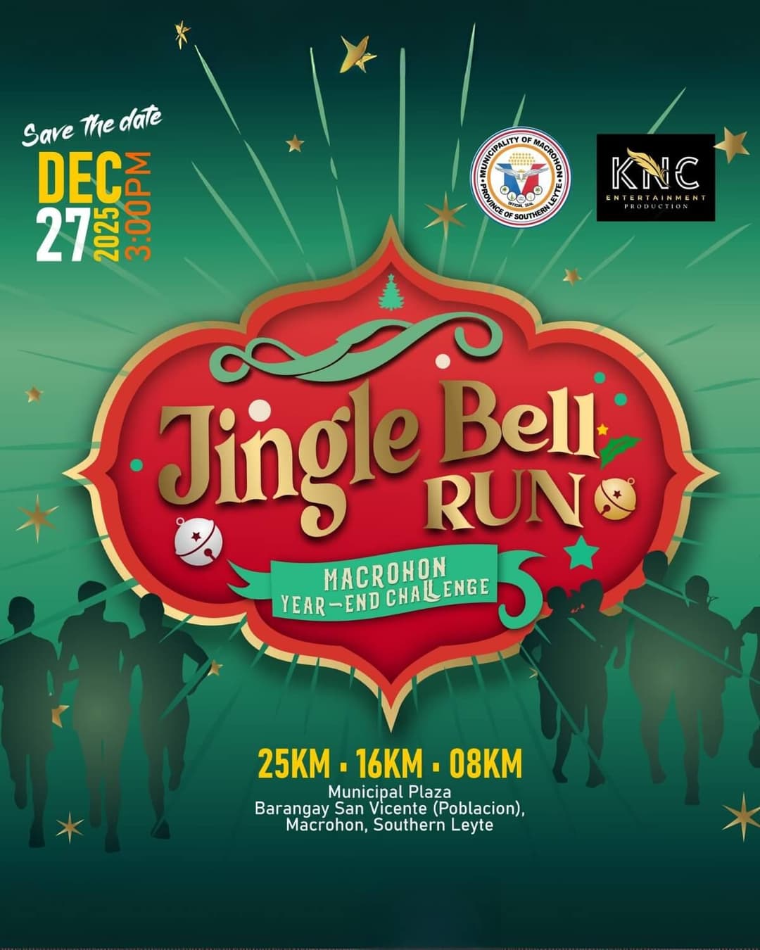Jingle Bell Run: Macrohon Year-End Challenge race event poster image
