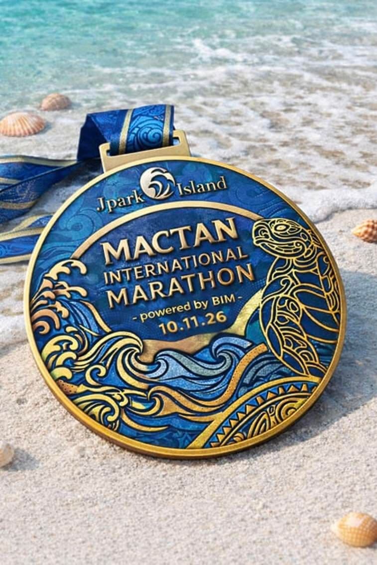 Jpark Mactan International Marathon 2026 race event logo image