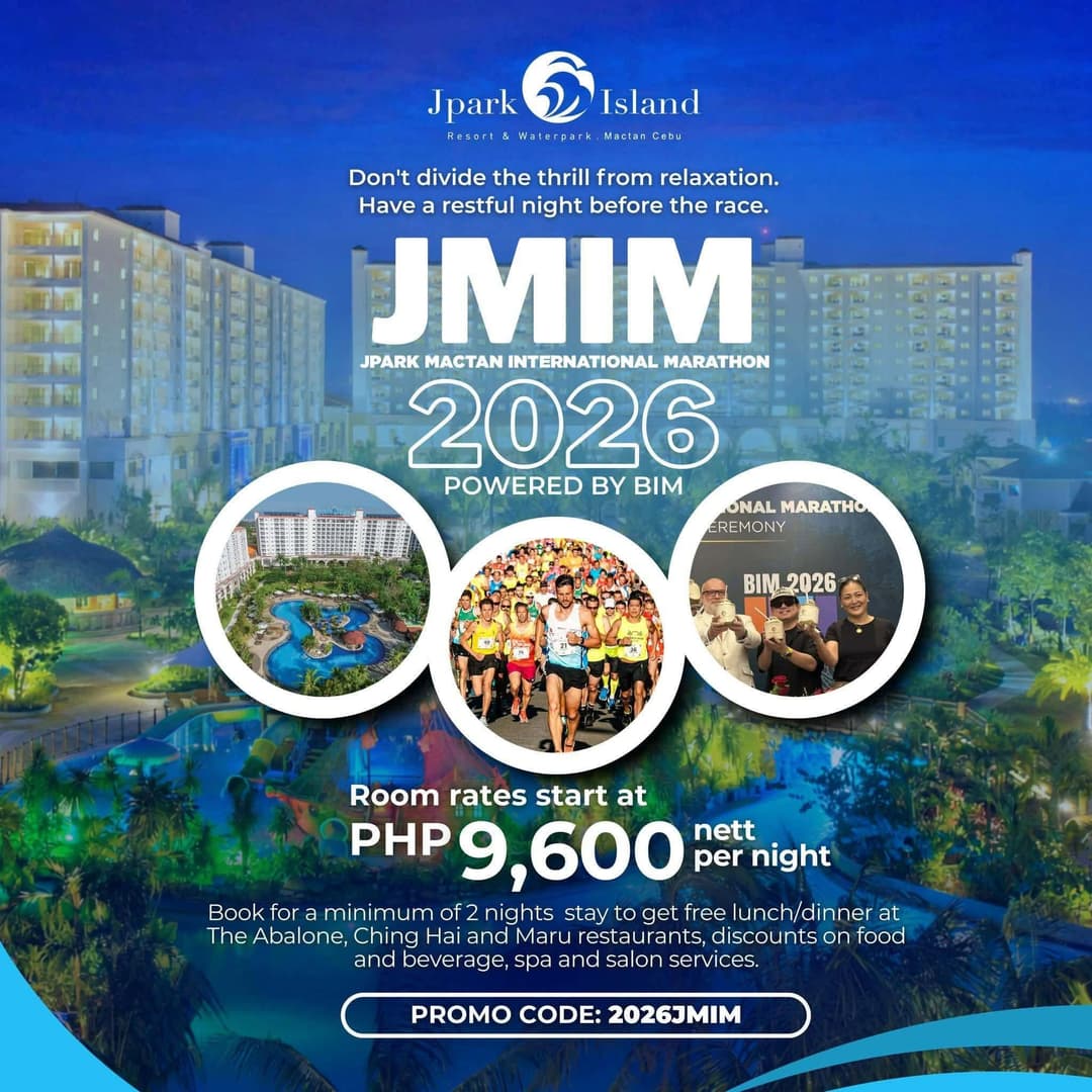 Jpark Mactan International Marathon 2026 race event poster image