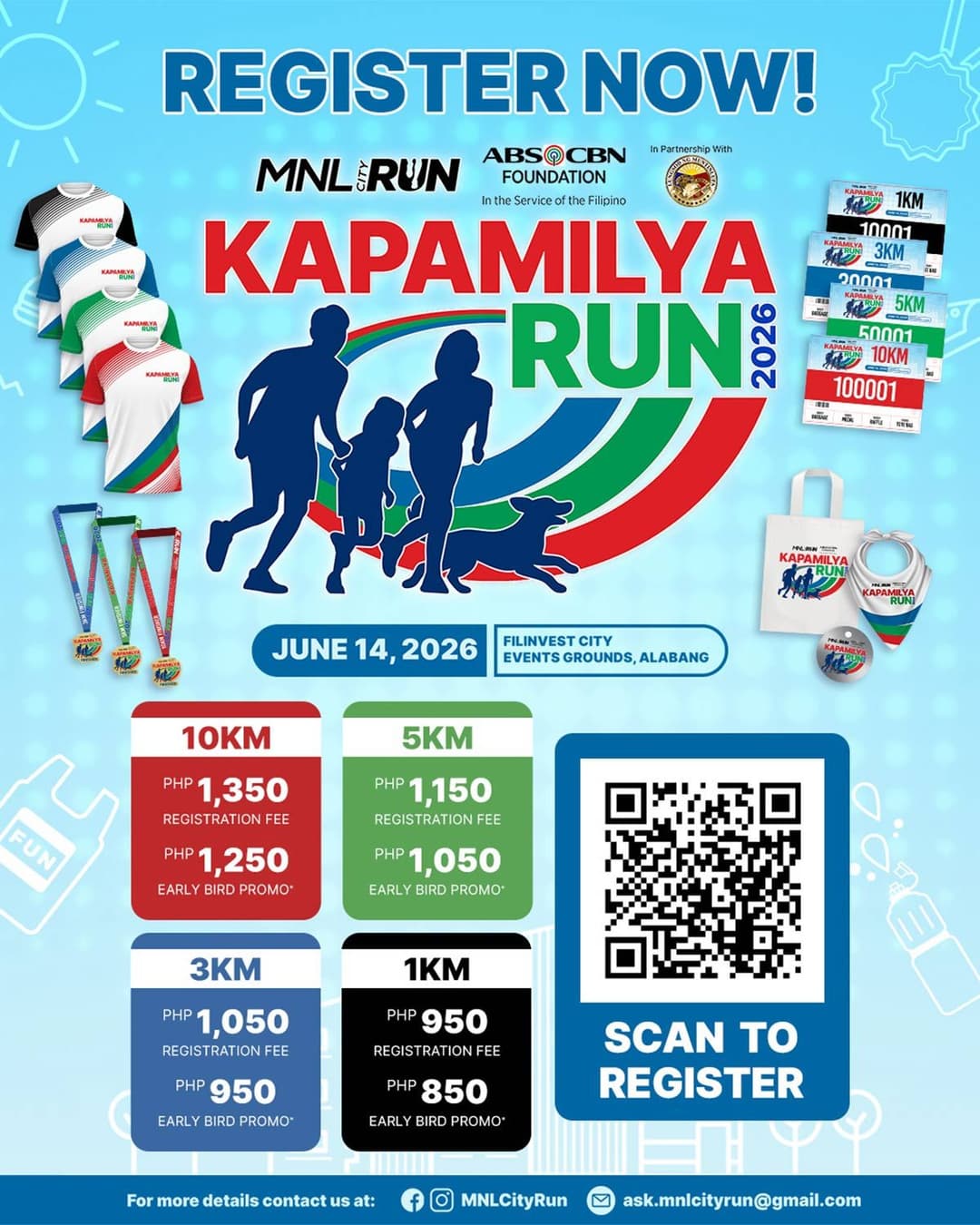 Kapamilya Run 2026 race event poster image
