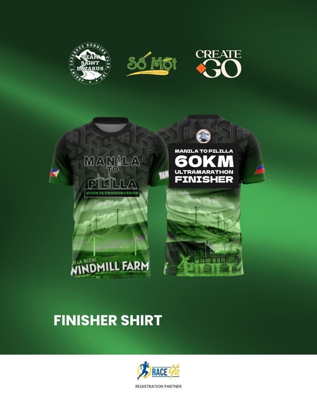 Manila to Pililla 60km Ultramarathon race event poster image