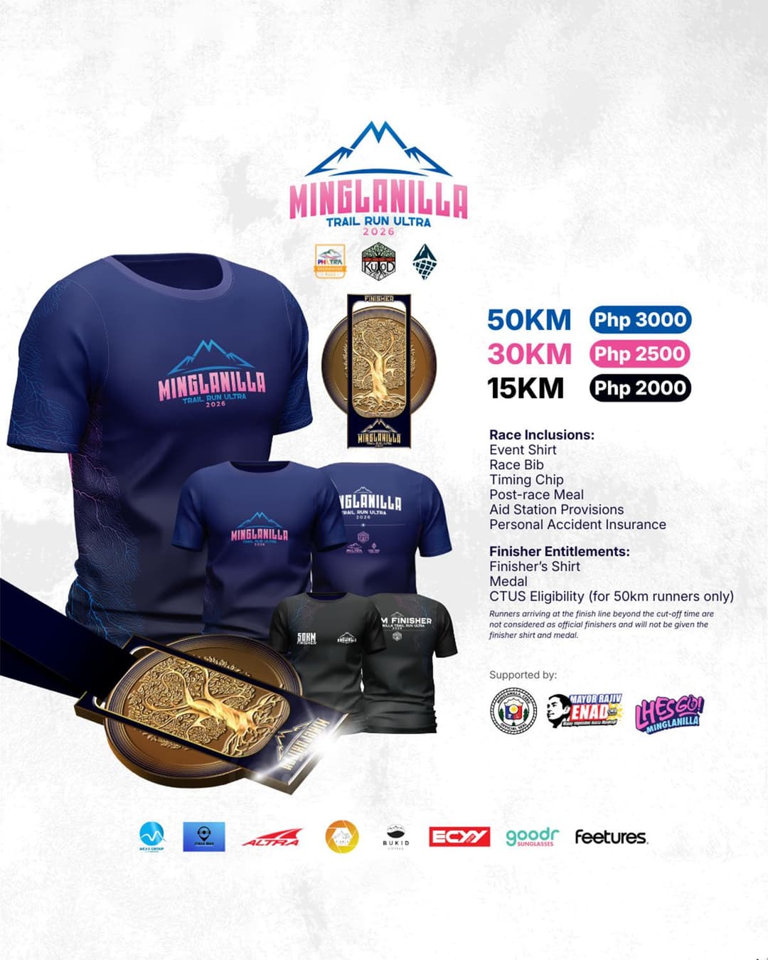 Minglanilla Trail Run Ultra 2026 race event poster image