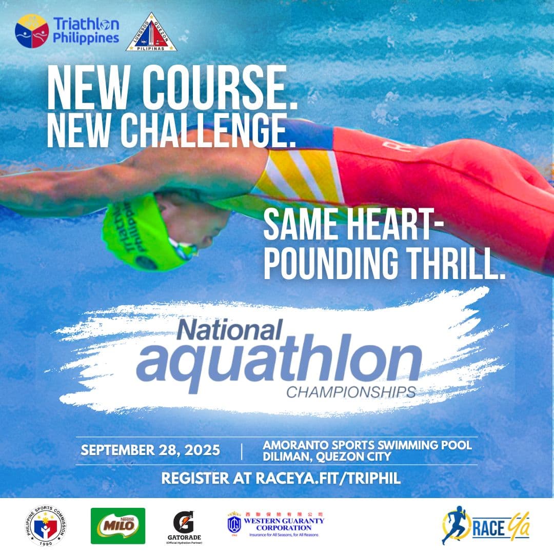 National Aquathlon Championships 2025 race event poster image