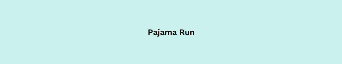 Pajama Run 2026 race event banner image