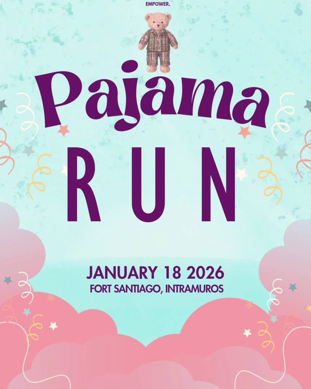 Pajama Run 2026 race event poster image