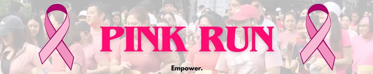 Pink Run race event banner image