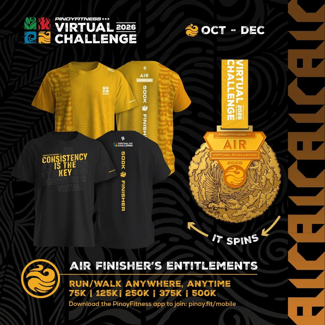 Pinoy Fitness AIR Virtual Challenge race event poster image