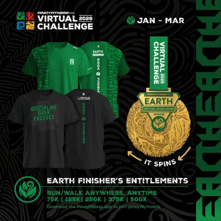 Pinoy Fitness EARTH Virtual Challenge race event poster image