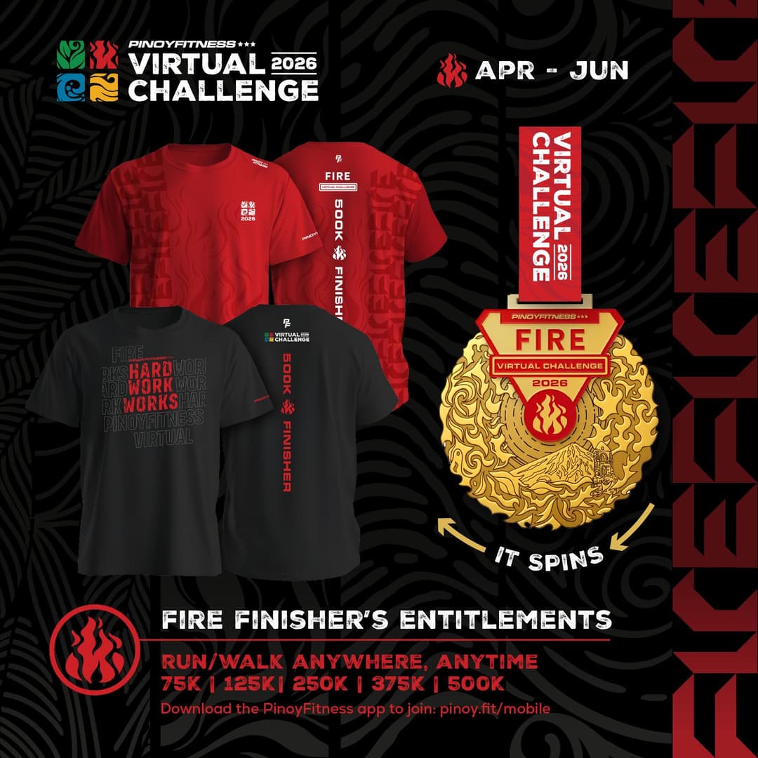 Pinoy Fitness FIRE Virtual Challenge (2026) race event poster image