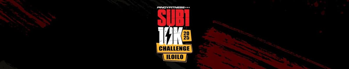Pinoy Fitness SUB1 10K Challenge 2025 Iloilo race event banner image