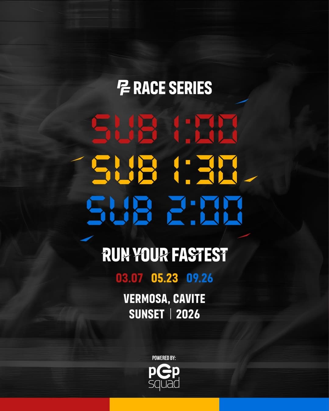 Pinoy Fitness SUB1 10K Challenge 2026 race event poster image