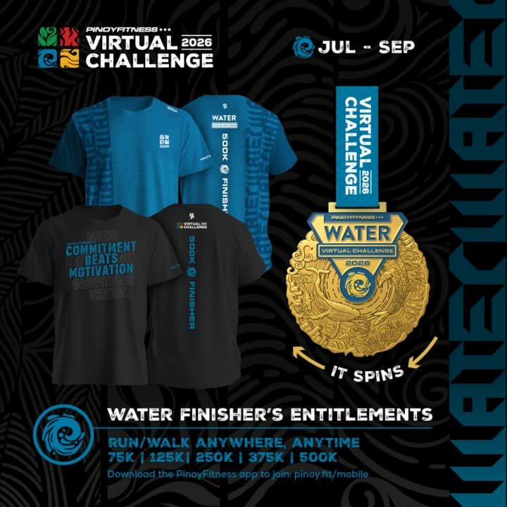 Pinoy Fitness WATER Virtual Challenge (2026) race event poster image