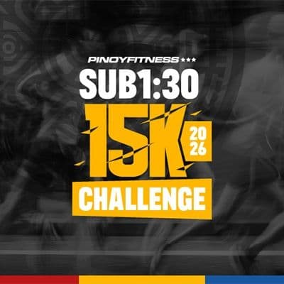 PinoyFitness SUB1:30 15K Challenge 2026 race event logo image