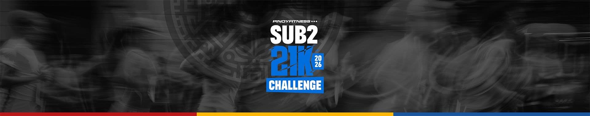 PinoyFitness SUB2 21K Challenge 2026 race event banner image