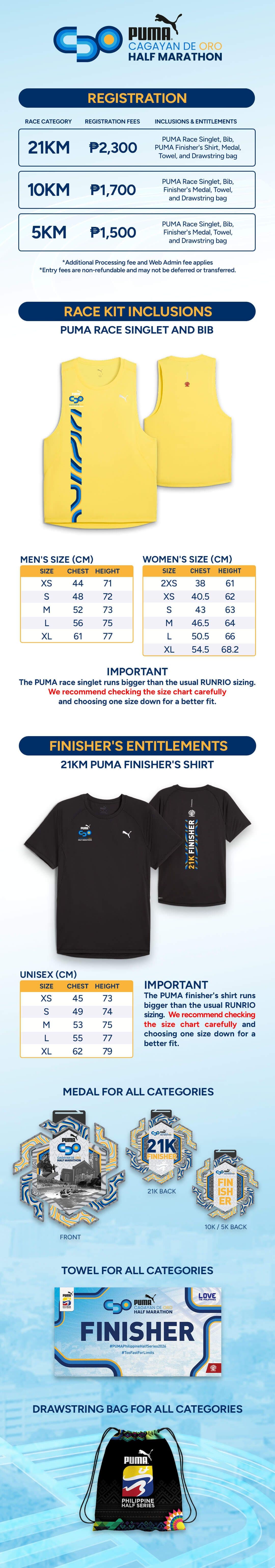 PUMA Philippine Half Marathon Series 2026 - CDO Leg race event poster image