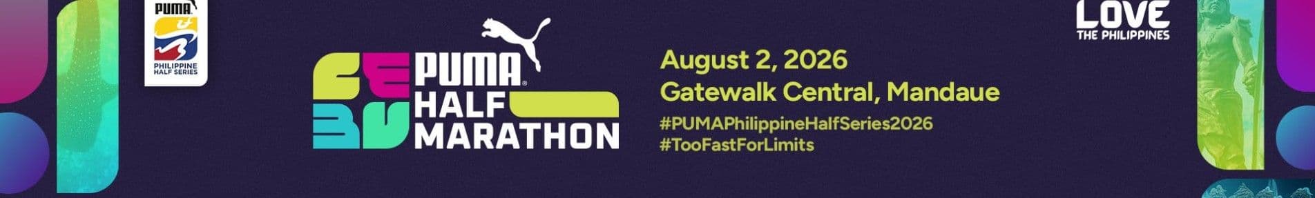 PUMA Philippine Half Marathon Series 2026 - CEBU Leg race event banner image